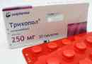 Trichopolum: pentru ce pastile pentru femei și bărbați sunt tratați și pentru ajutor, instrucțiuni de utilizare